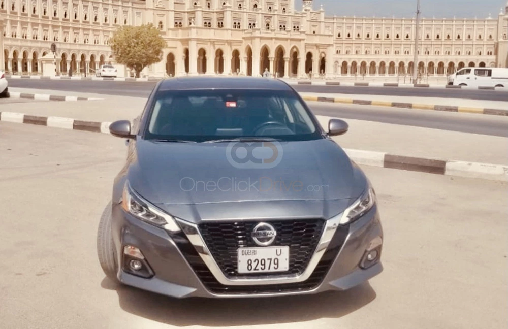Gray Nissan Altima 2019 for rent in Sharjah 1